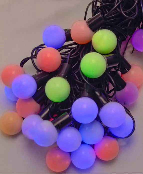 Гірлянда Кульки 18мм 20 LED 5м перехідник