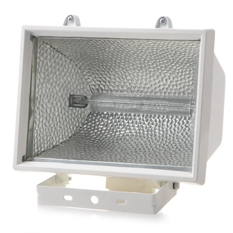 Прожектор вуличний галогенний IP54 HL-03 1000W white білий фото 1