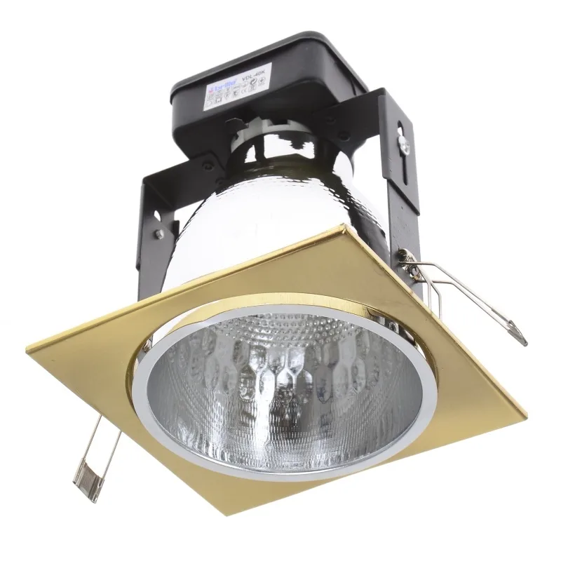 Світильник Downlight стельовий врізний VDL-40K SB SQR