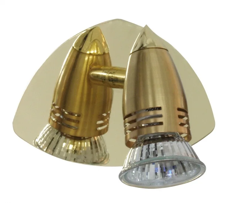 Світильник настінний накладний спот HTL-25/1 Brass matt/Polished brass