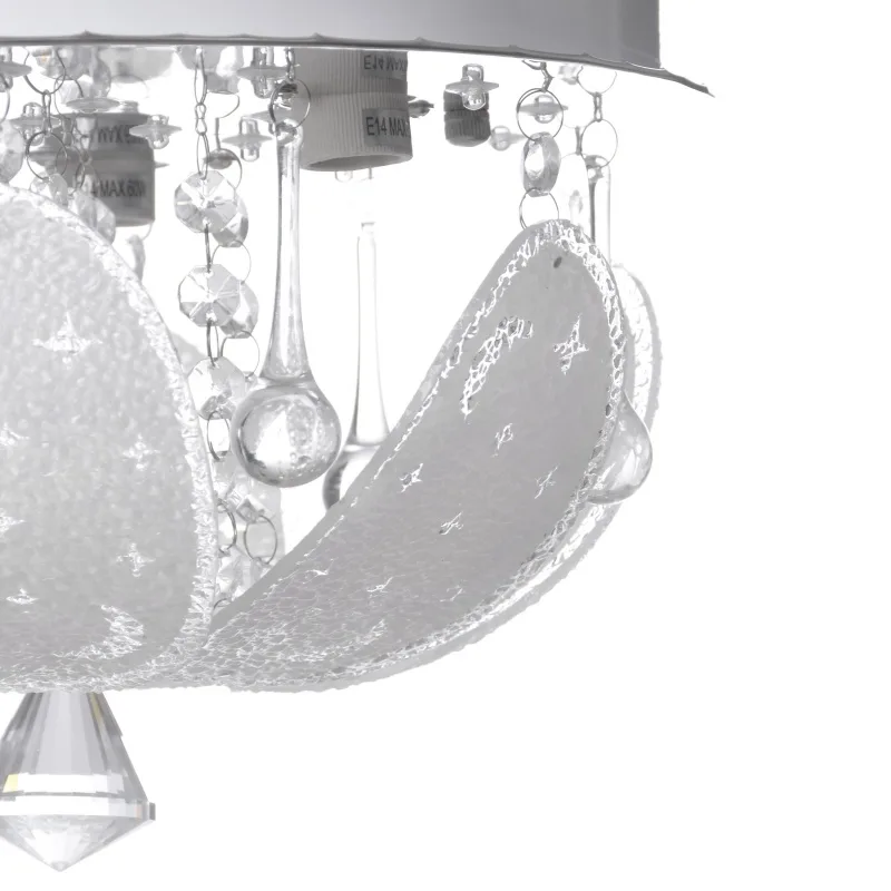 Люстра торт стельова з пультом LED E14 60W RGB WH (BCL-649S/3) фото 3