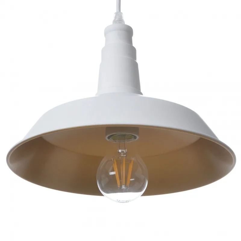 Люстра підвісна лофт для кухні E27 60W WH (BL-221S/1) фото 6