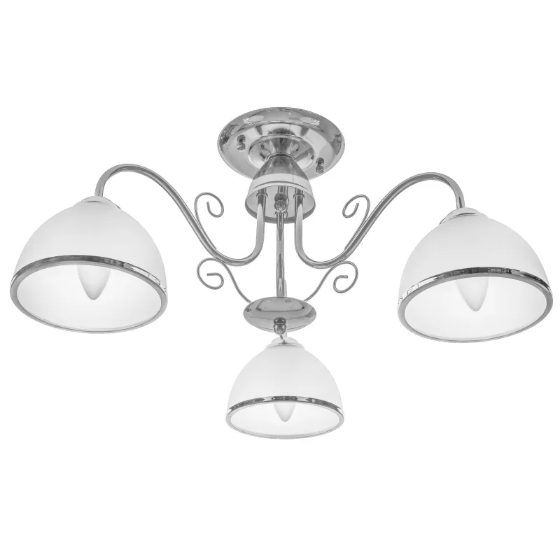 Люстра стельова класична в зал E27 60W CH (LK-571C/3) фото 1