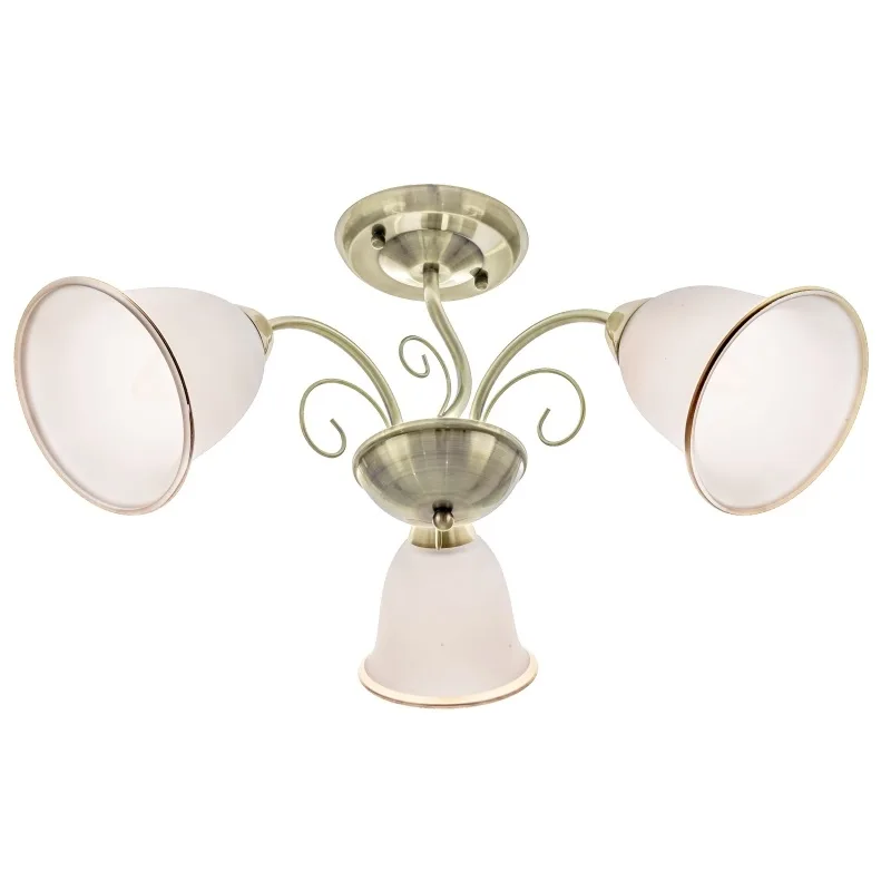 Люстра стельова класична в зал E27 60W BZ (LK-575C/3) фото 5