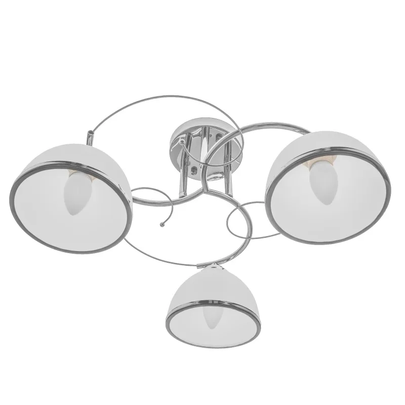 Люстра стельова в зал E27 60W CH (LK-600C/3) фото 1