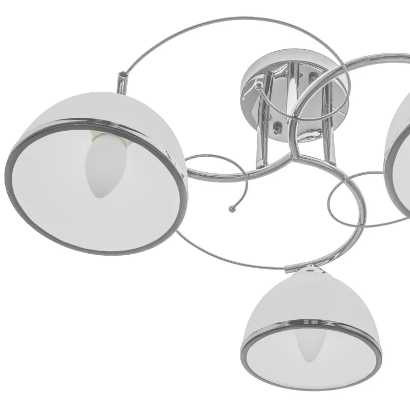 Люстра стельова в зал E27 60W CH (LK-600C/3) фото 3