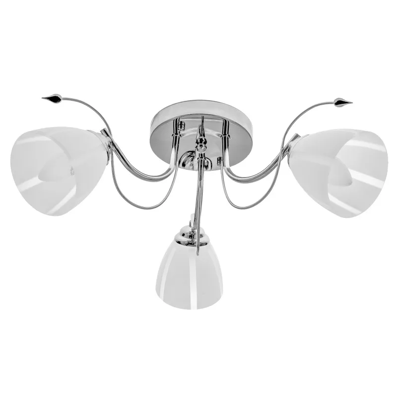 Люстра стельова в зал E27 60W CH (LK-622C/3) фото 1