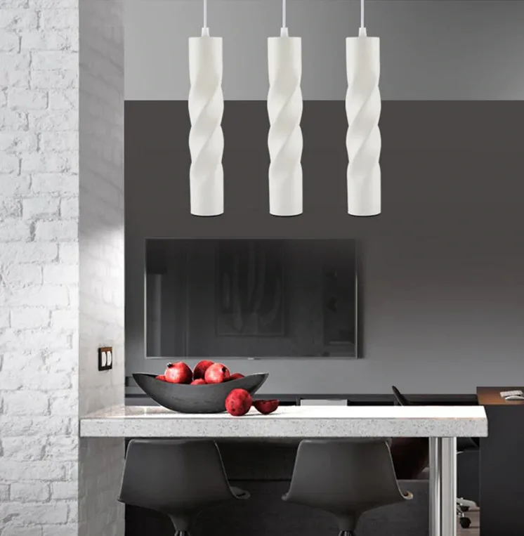 Люстра підвісна тубус LED 5W WW WH (AL-702S/1) фото 5