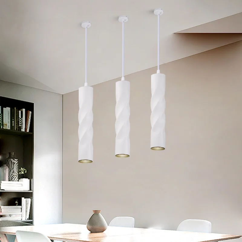 Люстра підвісна тубус LED 5W NW WH (AL-703S/1) фото 5