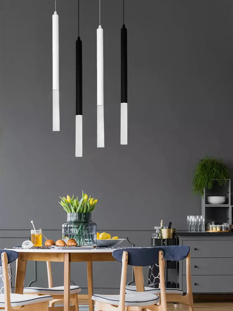 Люстра підвісна тубус LED 5W NW BK (AL-705S/1) фото 5