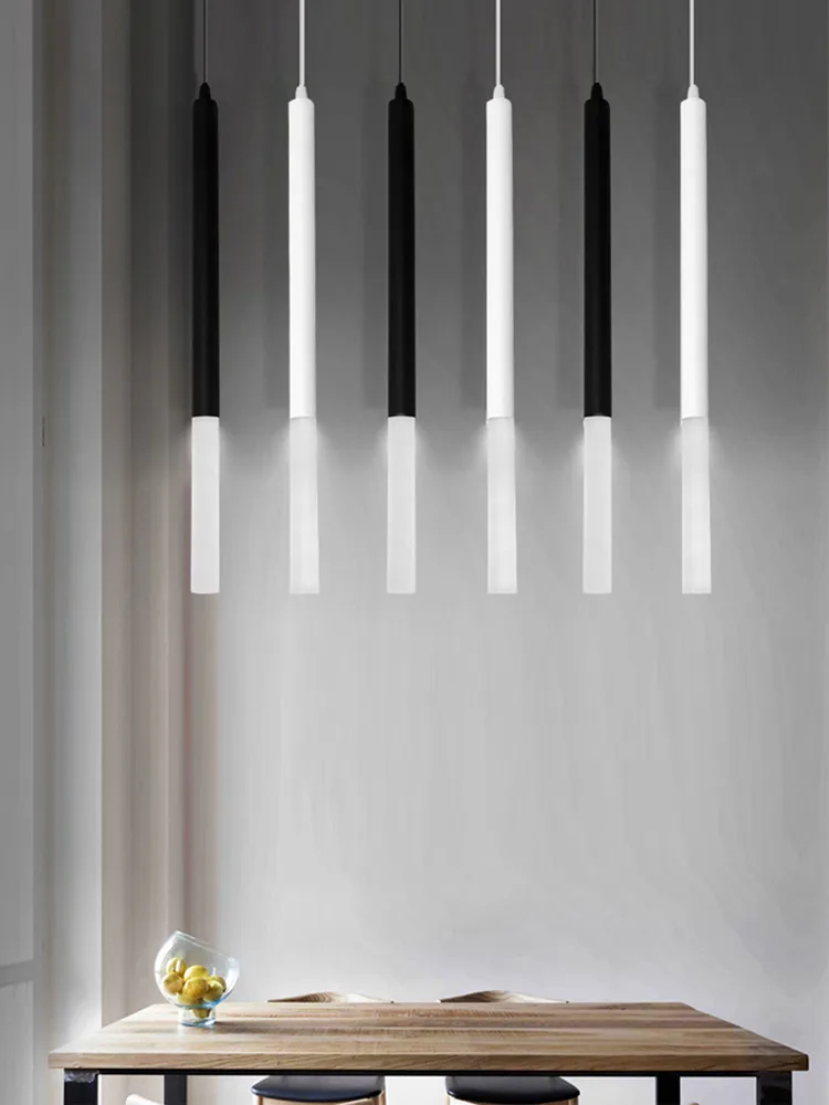 Люстра підвісна тубус LED 3W WW WH (AL-705S/1) фото 6