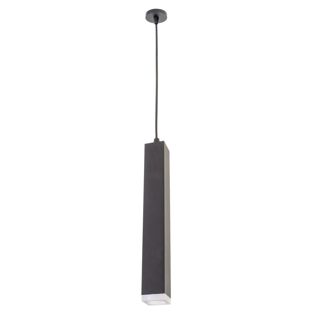 Люстра підвісна тубус LED 10W WW BK (AL-706S/1) фото 1