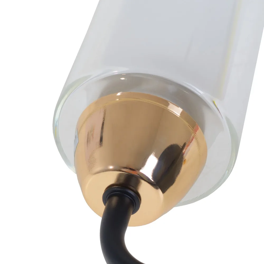 Люстра стельова класична в зал E14 60W BK (LK-672C/5) фото 5