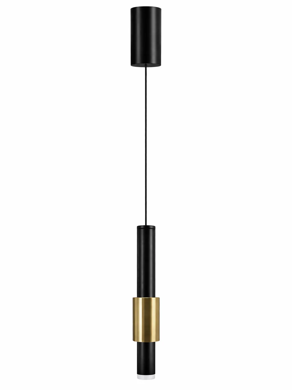 Люстра підвісна світлодіодна AL-741S/1 5W WW BK+BRONZE фото 1
