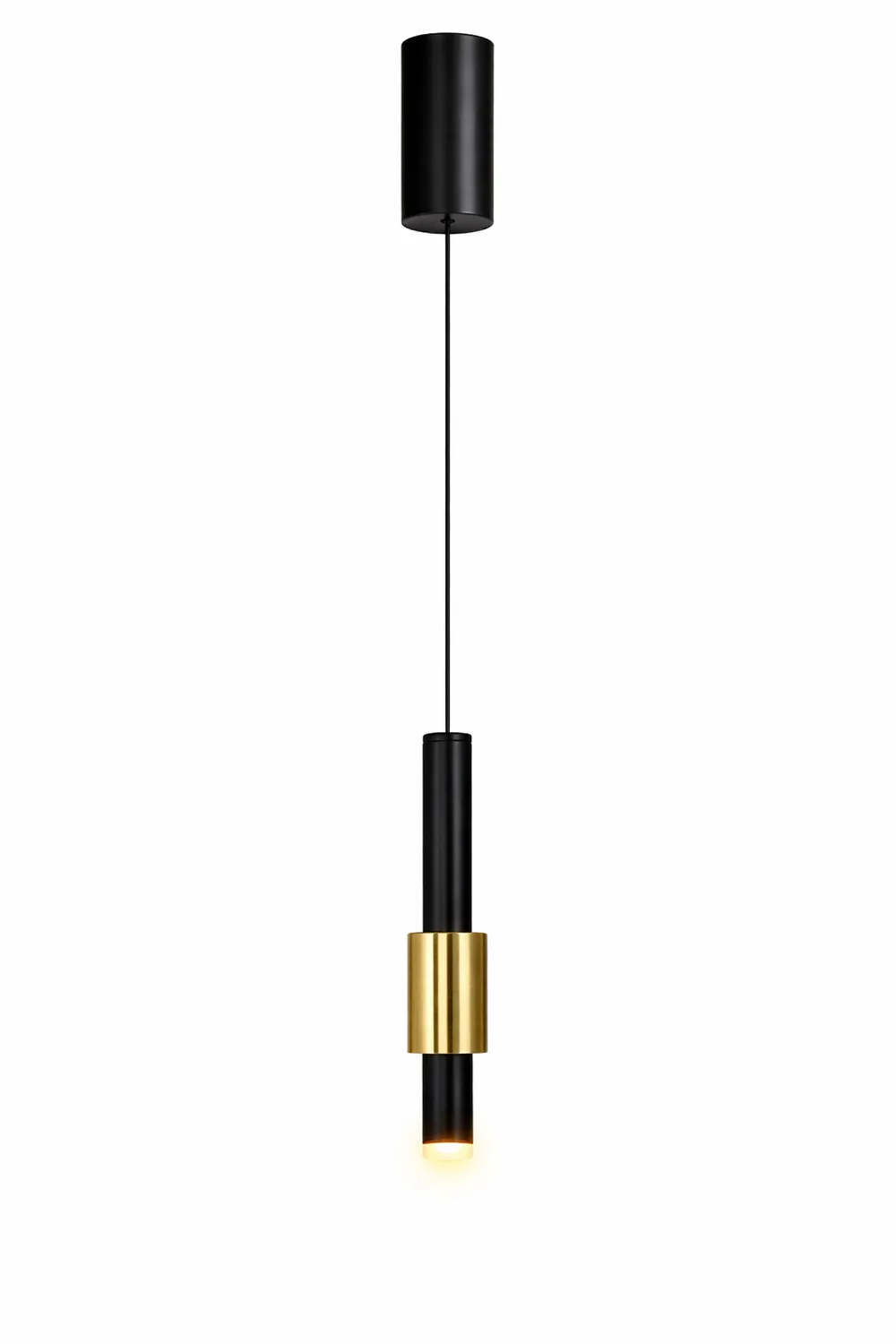 Люстра підвісна світлодіодна AL-741S/1 5W WW BK+BRONZE фото 2