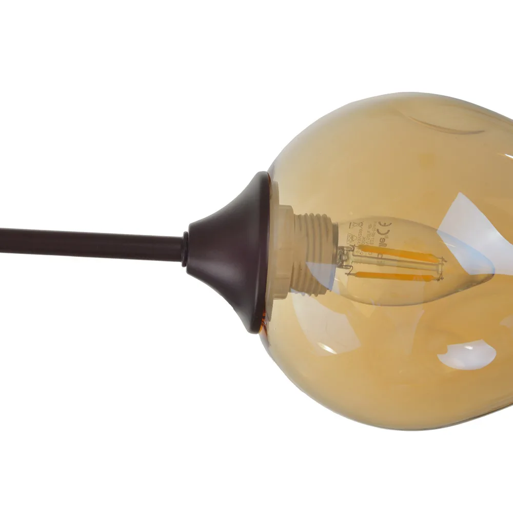 Люстра стельова класична E27 60W BR (LK-677C/3) фото 7