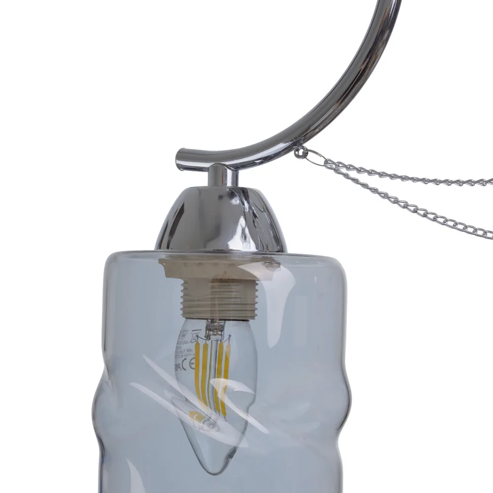 Люстра стельова E27 60W CH (LK-690C/3) фото 3
