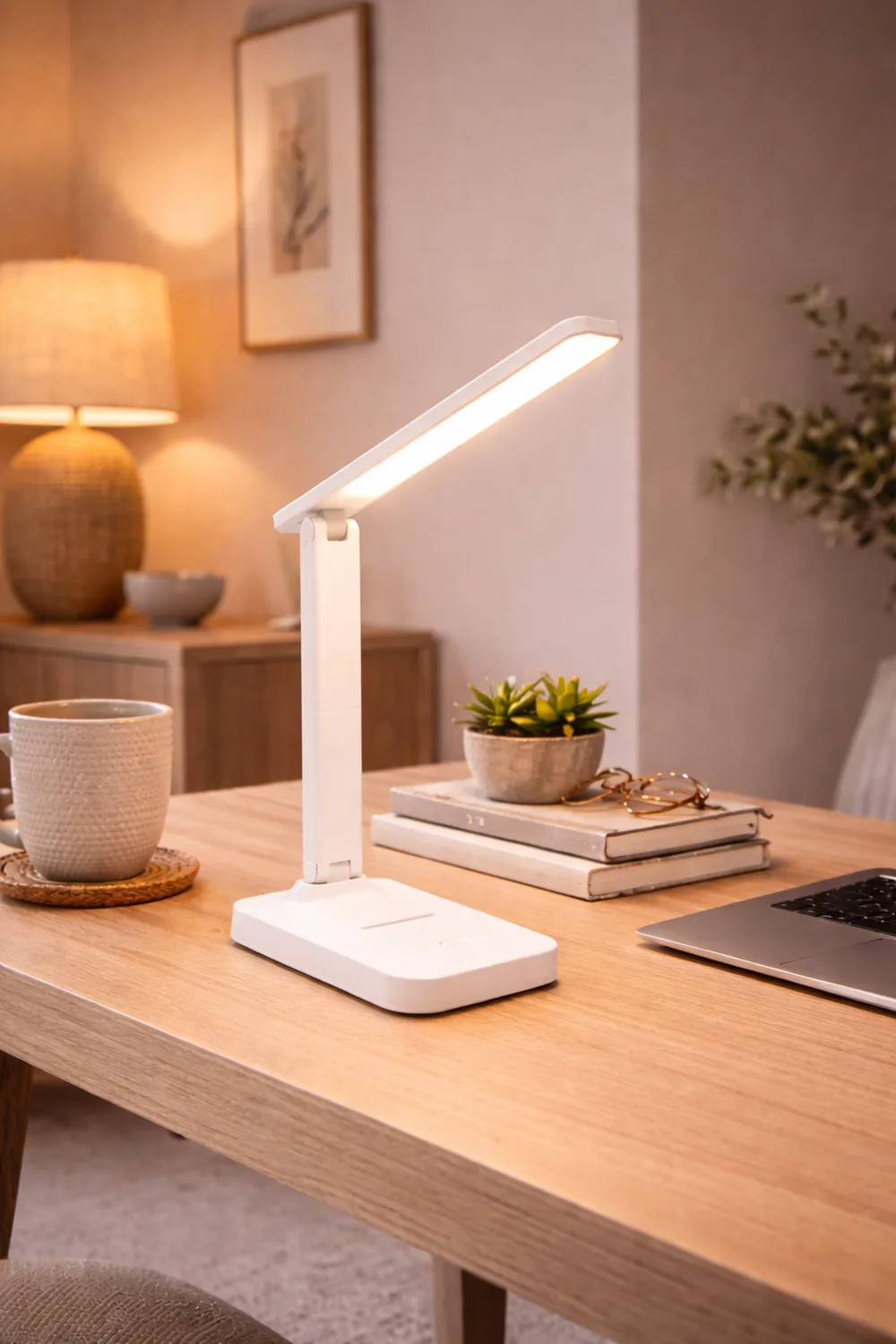 Настільна світлодіодна лампа сенсорна від usb 3 режима світла SL-127 5W CCT LED WH фото 6