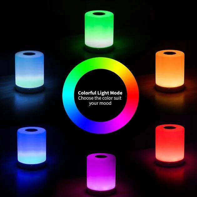 Настільний світильник з usb, з акумулятором TE-061 RGB+3000K; USB фото 5