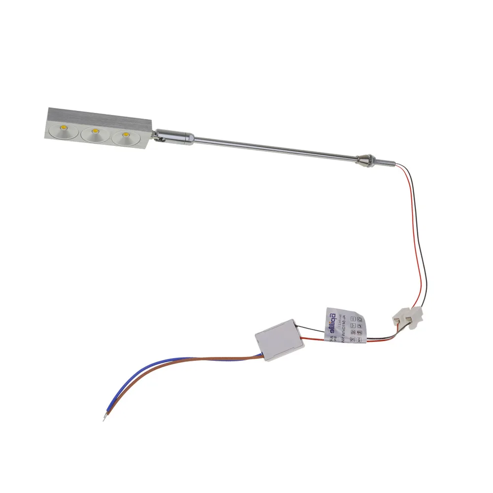 Підсвітка світлодіодна настінна врізна AL-543/3*1W NW LED SL фото 3