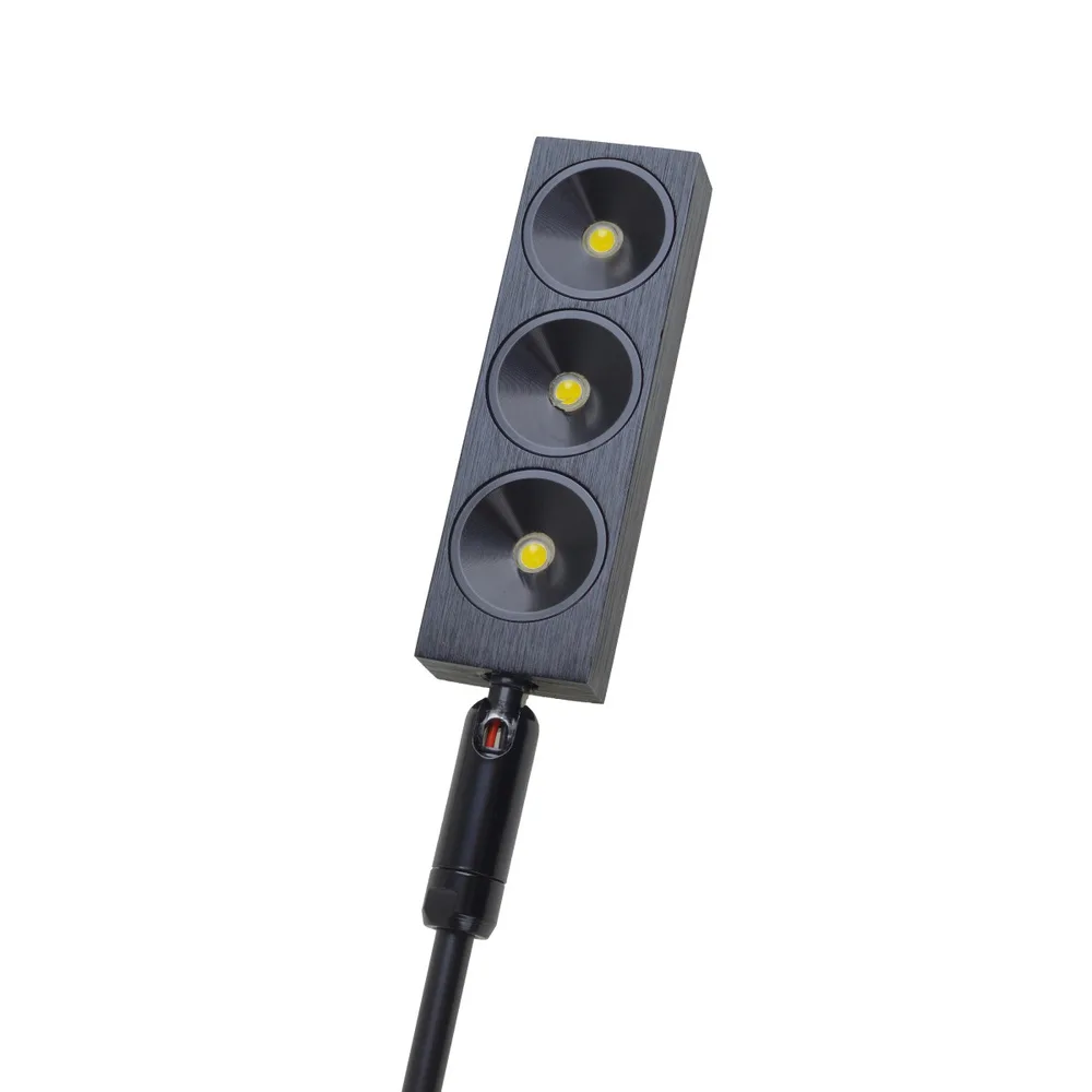 Підсвітка світлодіодна настінна врізна AL-543/3*1W NW LED BK фото 7