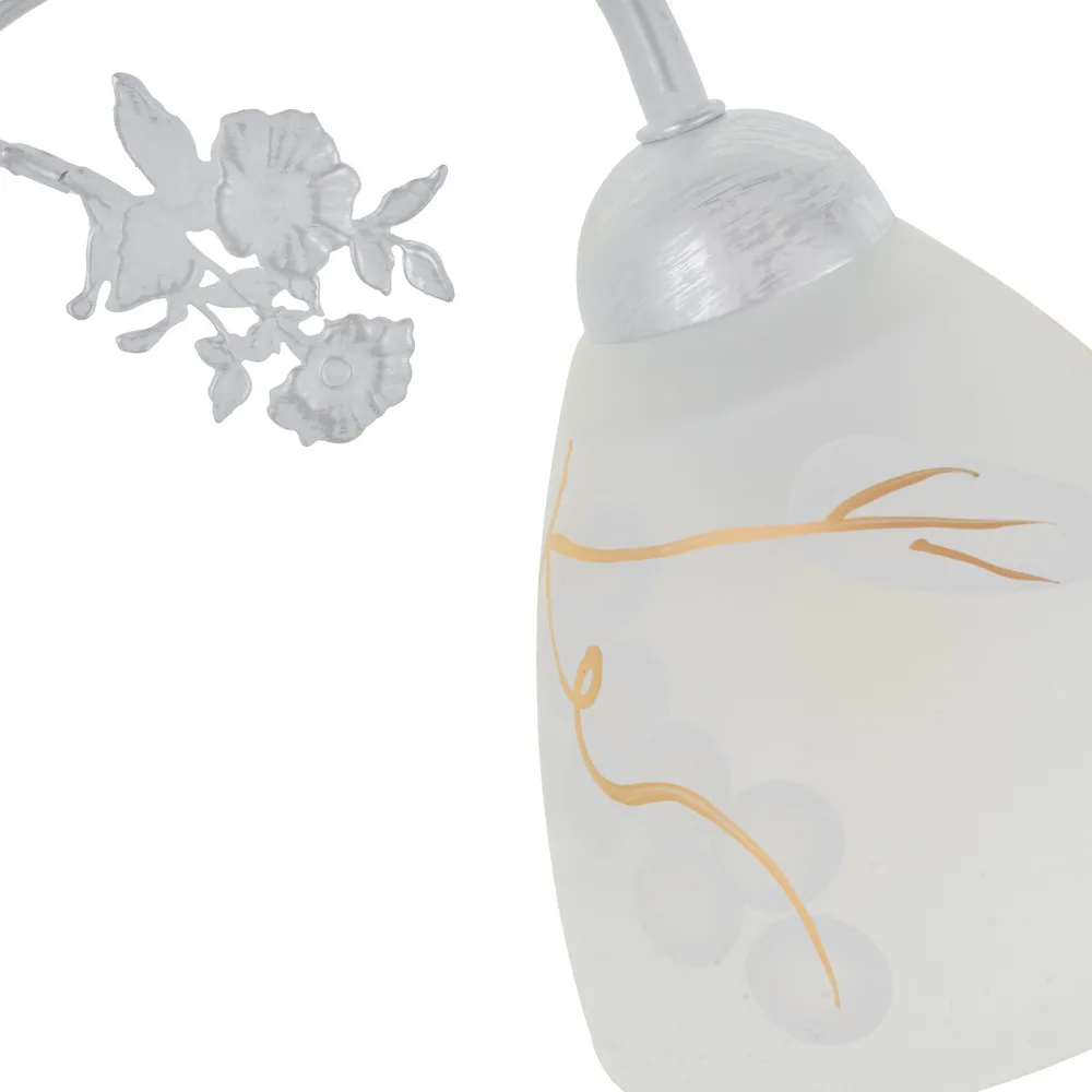 Бра настінне спрямованого світла накладне LK-685W/1 E14 WH/SL фото 6