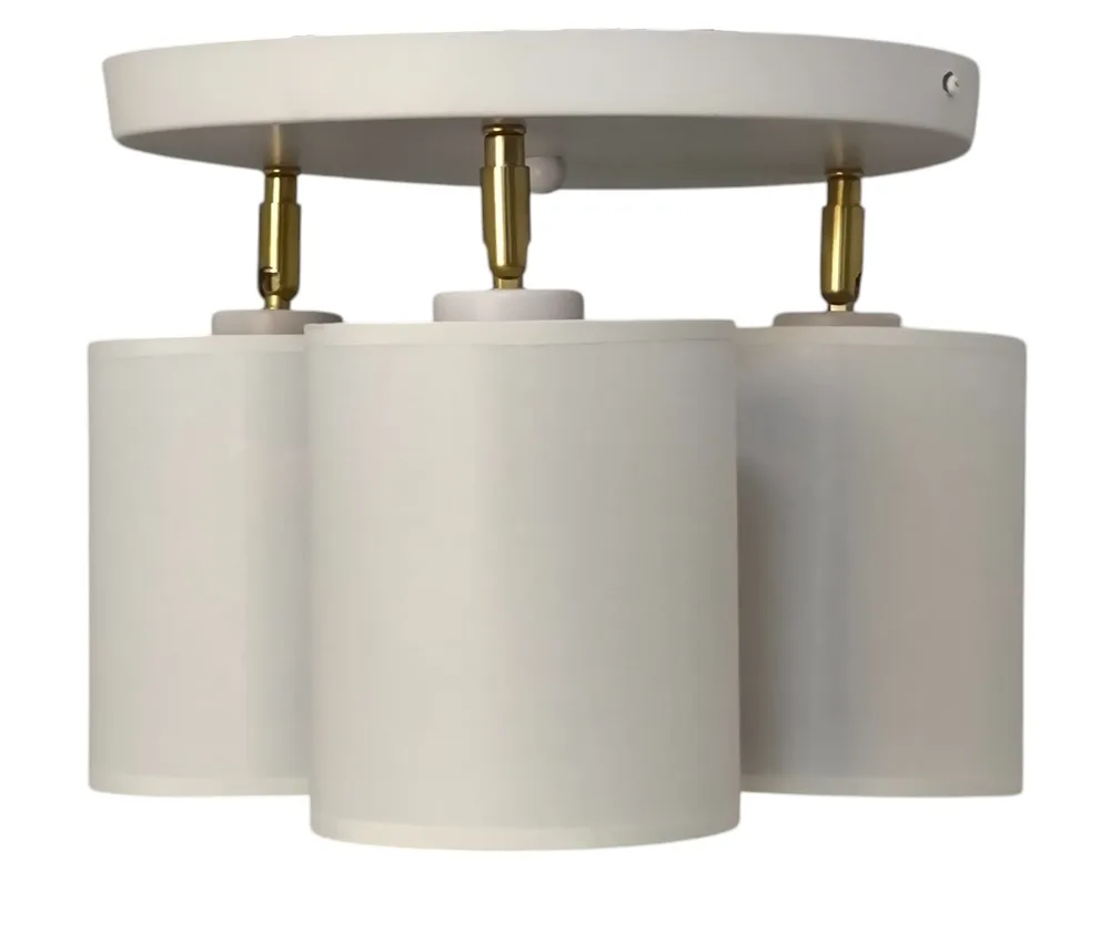 Стельовий світильник спот HTL-221/3 E27 WH+GD