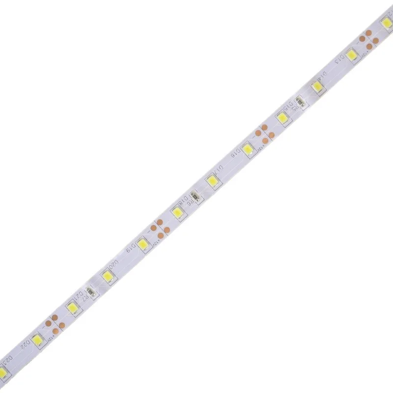 Світлодіодна стрічка негерметична холодний відтінок 12V 3.6W 2835 CW PCB IP20 1m (BY-030/60) фото 3