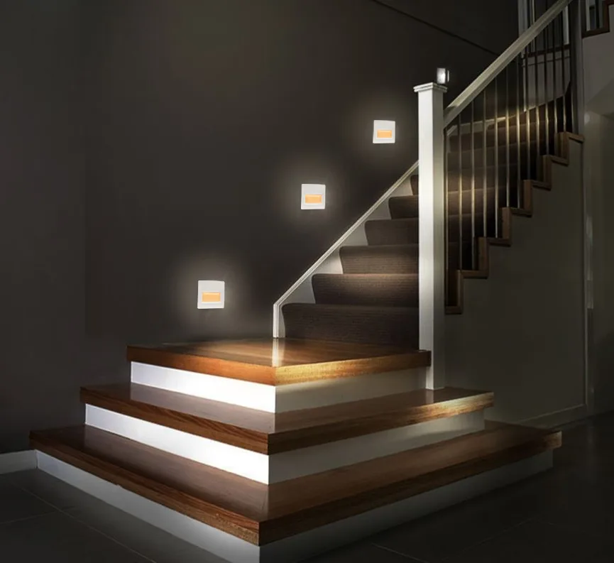 Світильник настінний для сходів LED 1,5W WW IP20 WH (LZ-01) фото 2