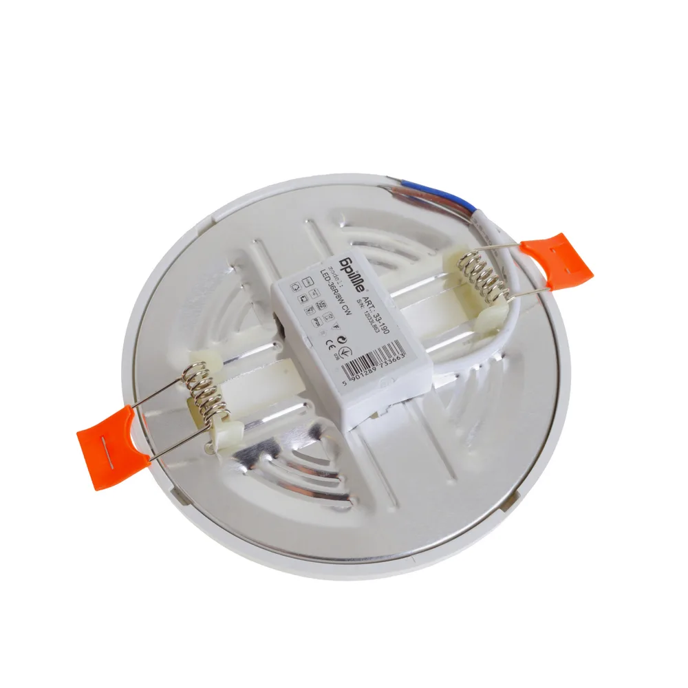 Стельовий врізний світильник для ванної LED-36R/8W CW фото 2