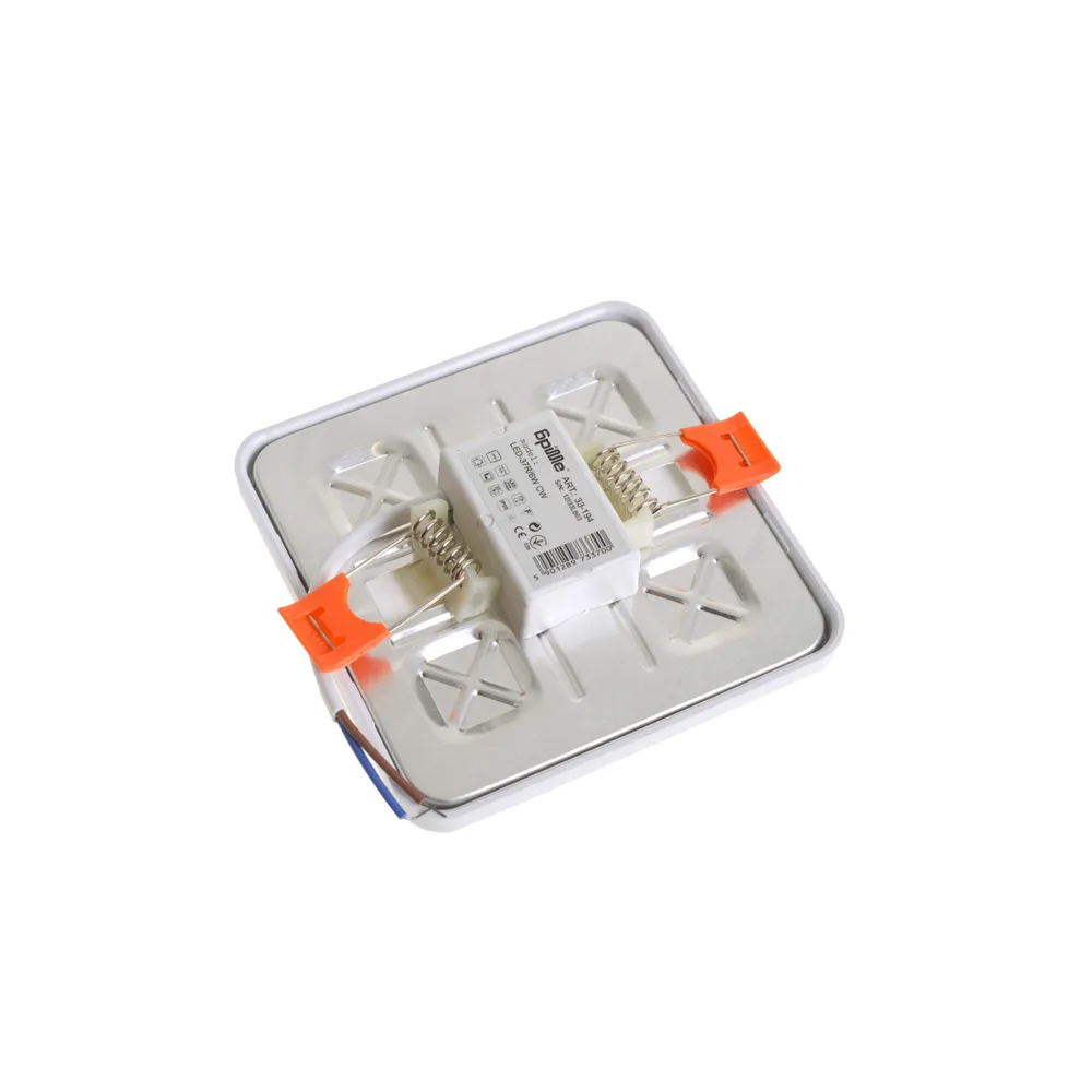 Стельовий врізний світильник LED-37R/6W CW фото 2