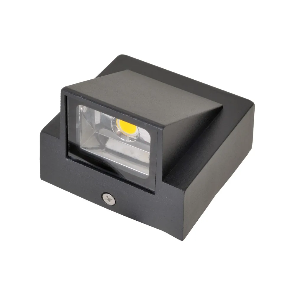 Підсвітка LED фасадна IP44 AL-224/1х3W COB BK фото 2