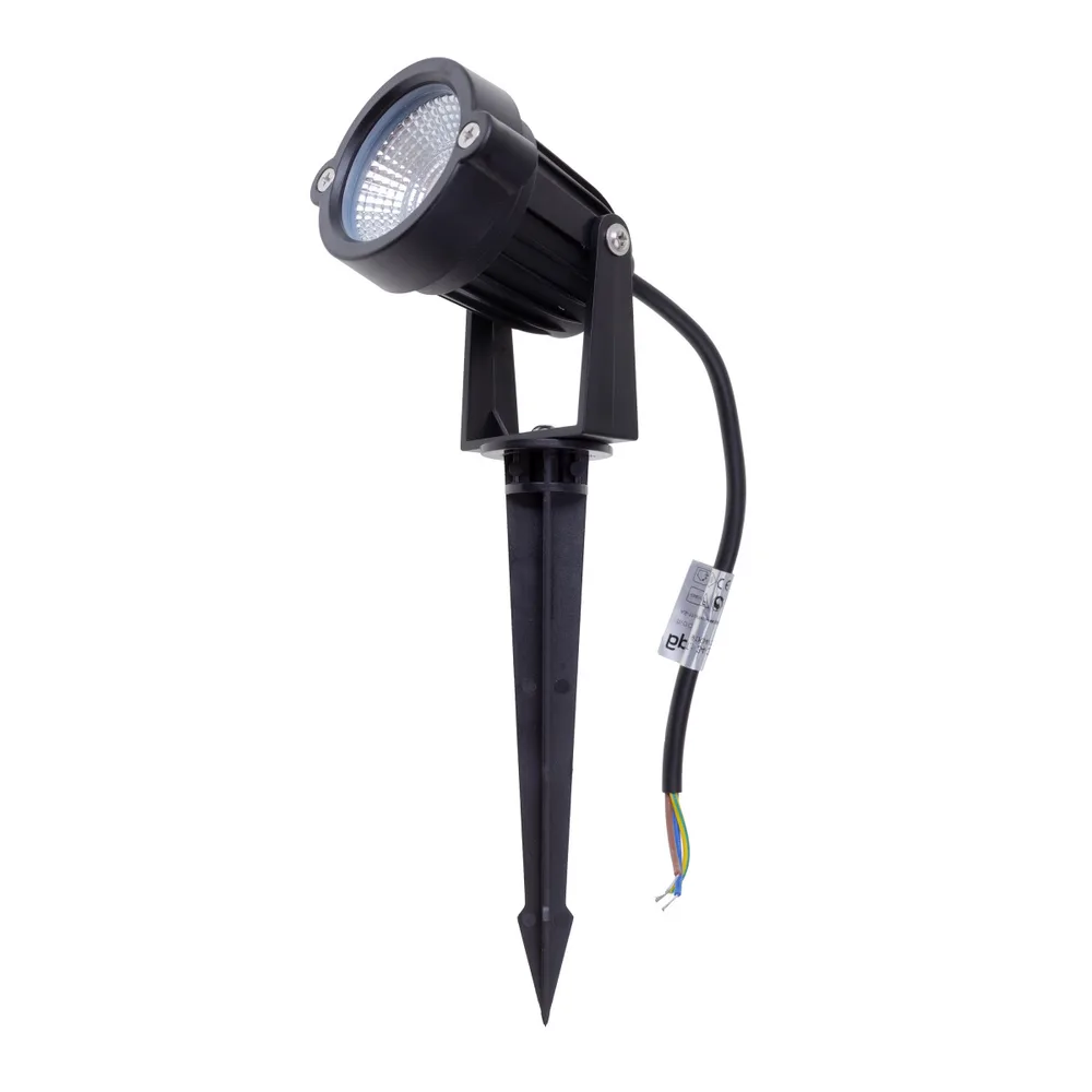 Грунтовий світильник LED 3W RED COB IP65 BK (AS-11)