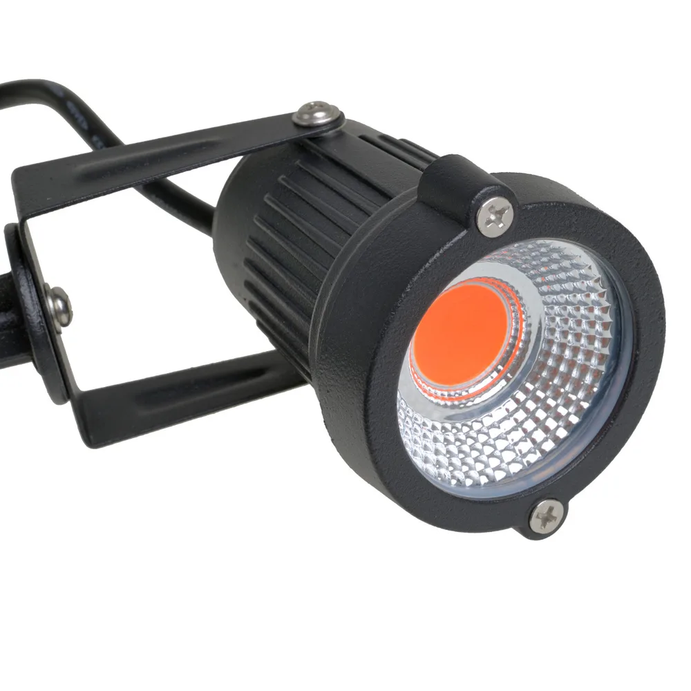 Грунтовий світильник LED 5W RED COB IP65 BK (AS-12) фото 4