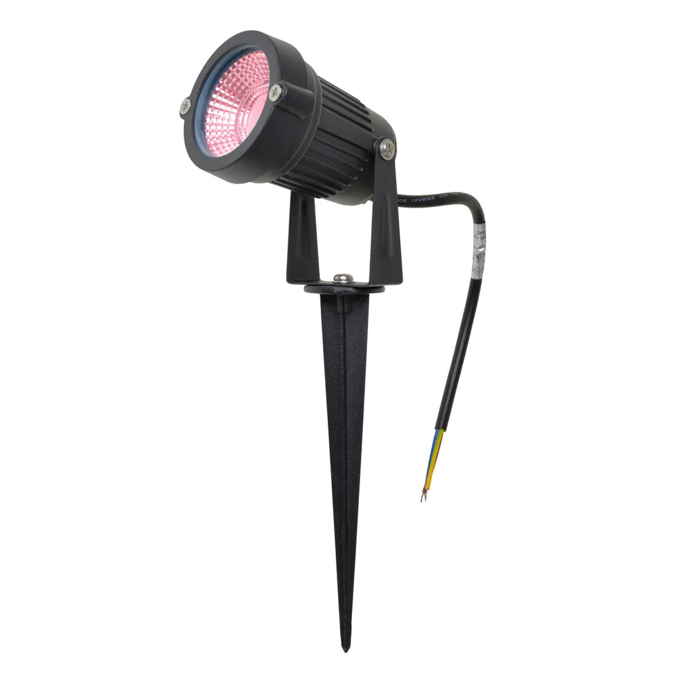 Грунтовий світильник LED 5W BLUE COB IP65 BK (AS-12) фото 3