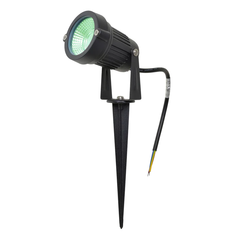 Грунтовий світильник LED 5W BLUE COB IP65 BK (AS-12) фото 9