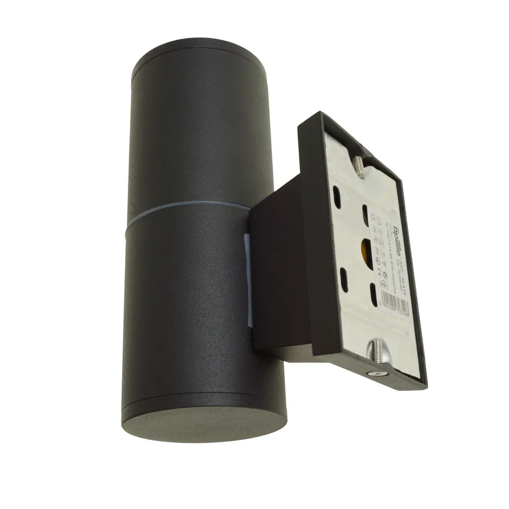 Світильник фасадний GU10 Black IP54 (AL-129/1) фото 3