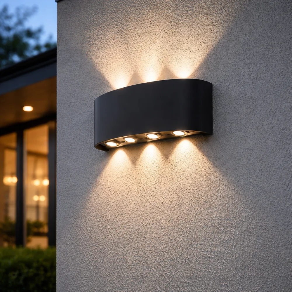 Підсвічування AL-264/8х1W NW LED IP44 BK