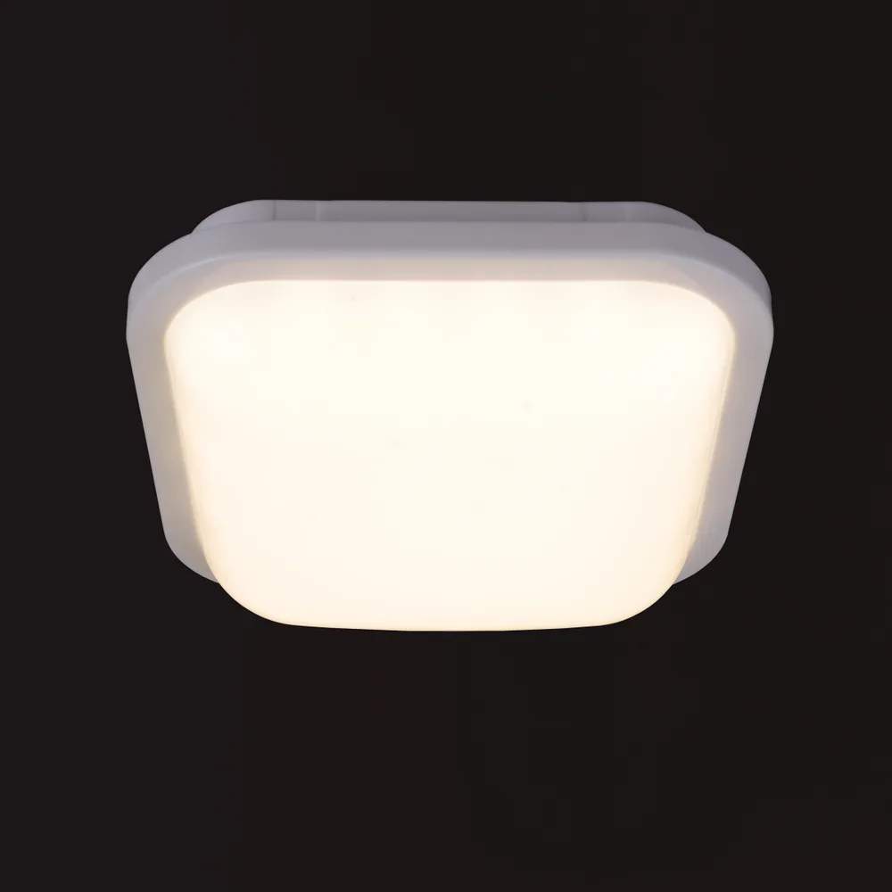 Вуличний настінний ЛЕД світильник AL-15SQ/15W NW IP54 WH фото 5