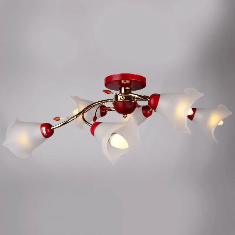 Люстра стельова флористика E14 40W G (LK-415C/6)