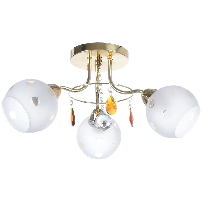 Люстра стельова класична E27 60W G (LK-446C/3) фото 1