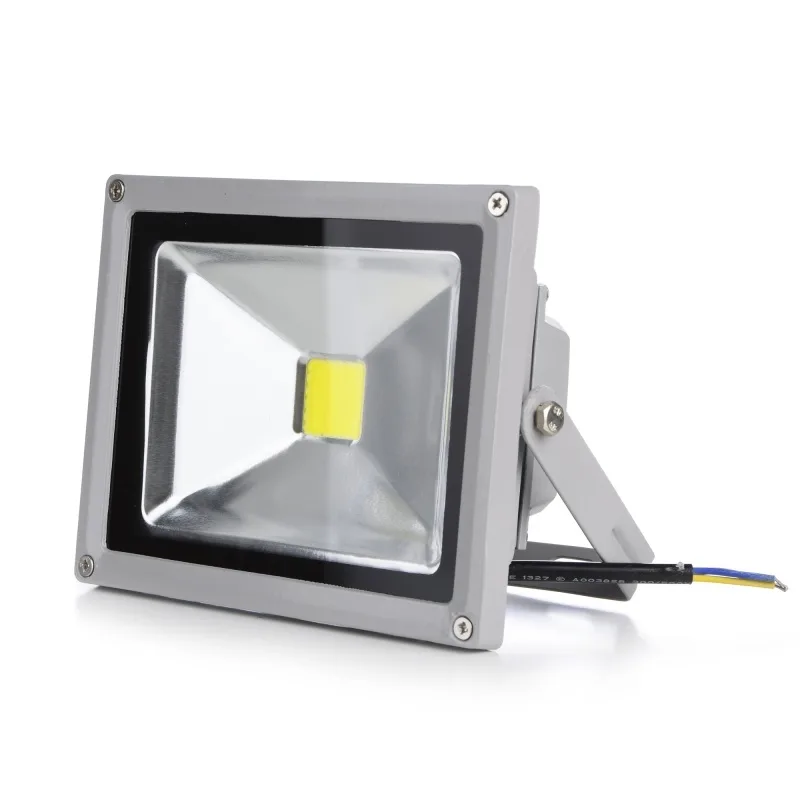 Прожектор вуличний LED вологозахищений IP65 HL-15/20W CW COB сірий фото 1