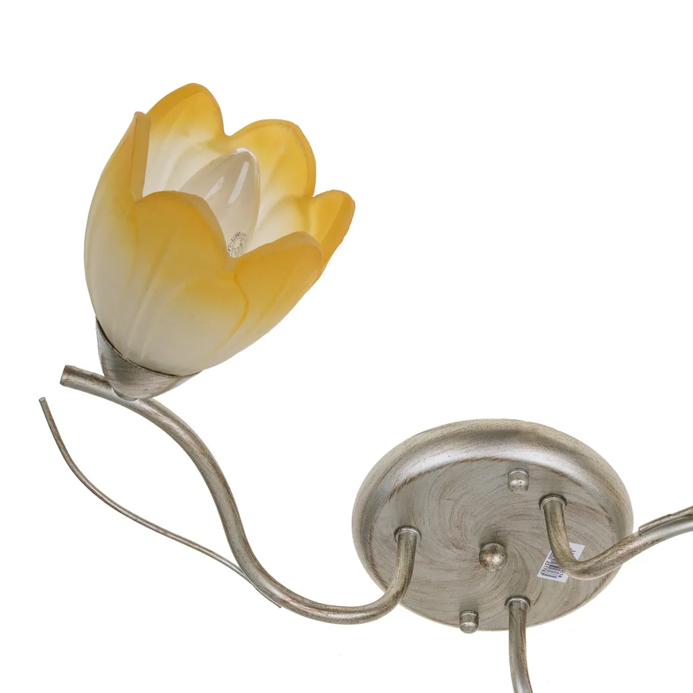 Люстра стельова флористика E14 60W G (LK-196C/3) фото 2