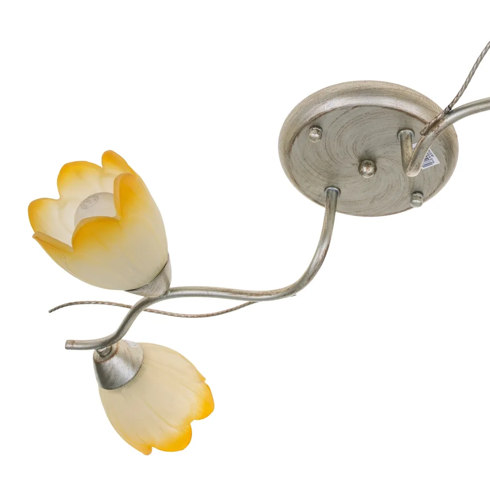 Люстра стельова флористика E14 60W G (LK-196S/4) фото 2