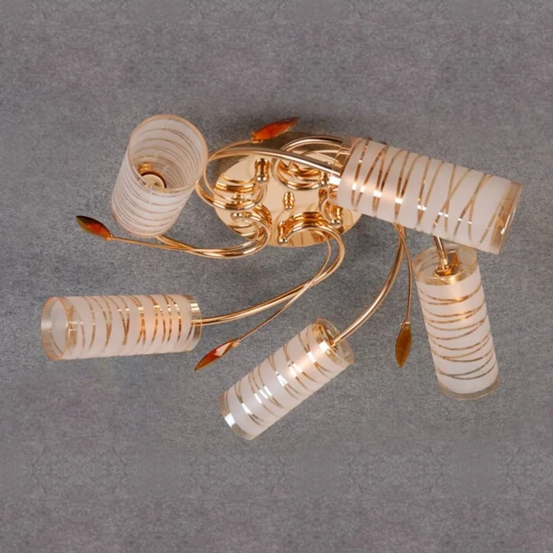 Люстра стельова класична E14 60W G (LK-172C/3) фото 1